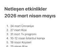 2026 etkinlikler (mart nisan mayıs)